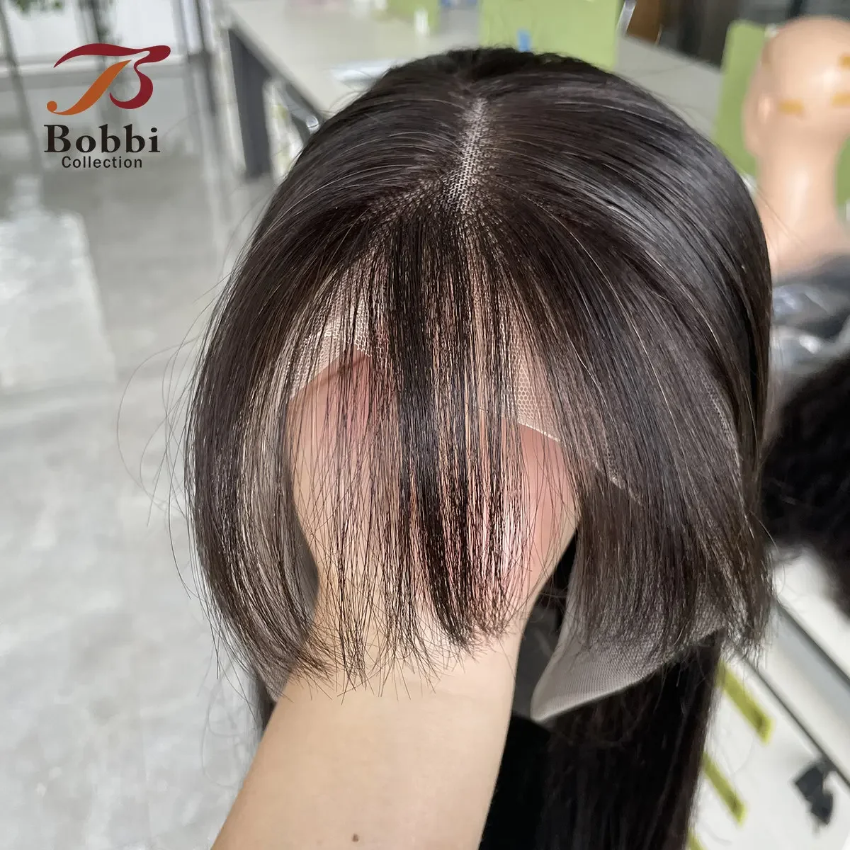 Lace Front Wigs 8-28 inch with Bang for Women 100% Human Hair