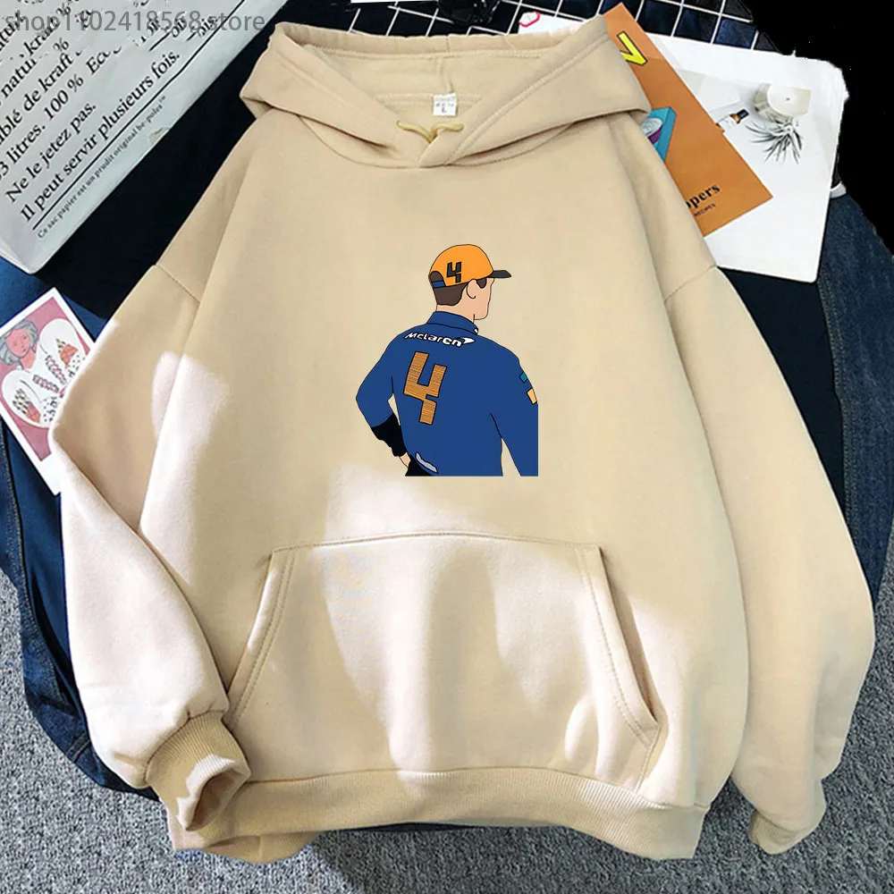 

Lando Norris 4 Hoodies F1 Sweatshirt Funny Games Clothes Y2k Sudarera Women Clothing Streetwear Men Harajuku Oversized Pullover