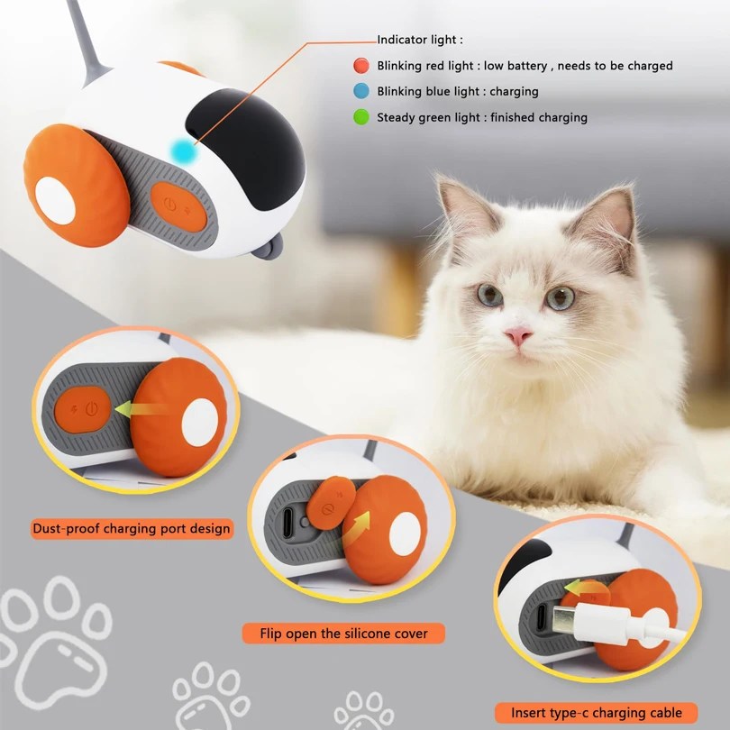 Smart Interactive Cat Car Toy 4