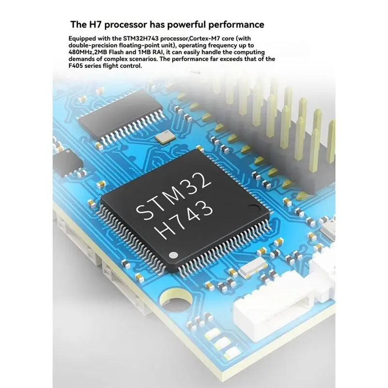 Contrôleur de vol ABGI-H743-Basic FC H743 IMU double GPS Bluetooth
