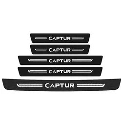 Premium Car Door Pedal Protector Stickers - Carbon Fiber Anti - Scratch Bumper Guards (5Pcs)