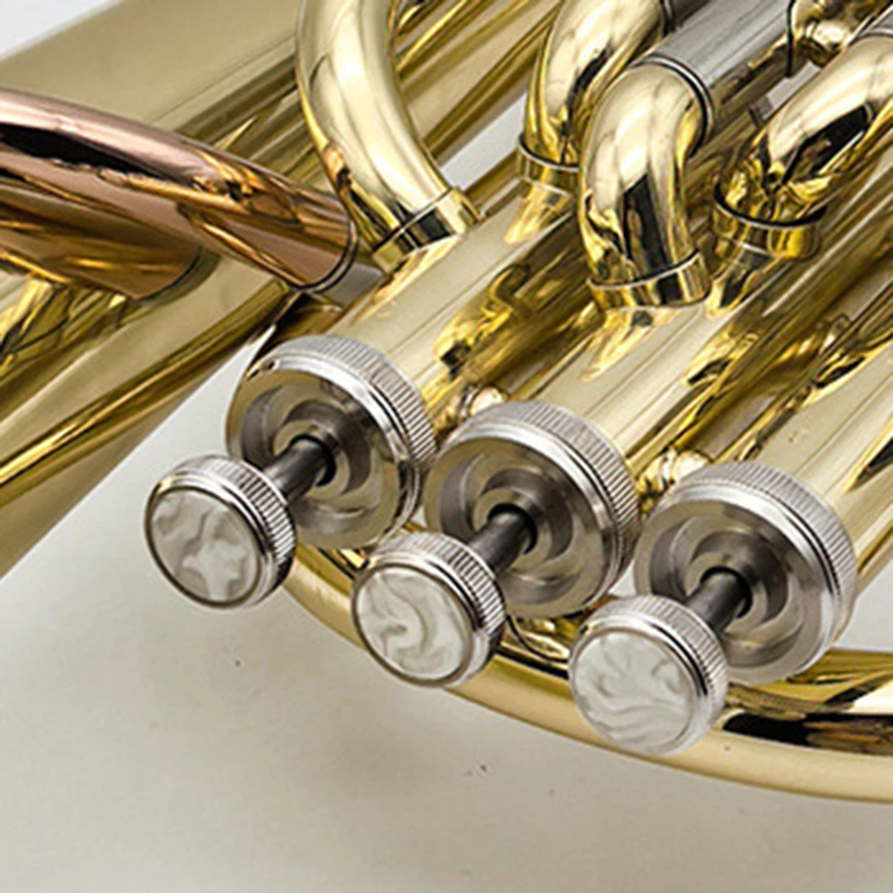Description Picture 4 of item3pcs/pack Tenor Horn Baritone Vertical Original Key Rod Hall Connecting Rod Brass Trumpet Button Lever Musical Instruments Parts