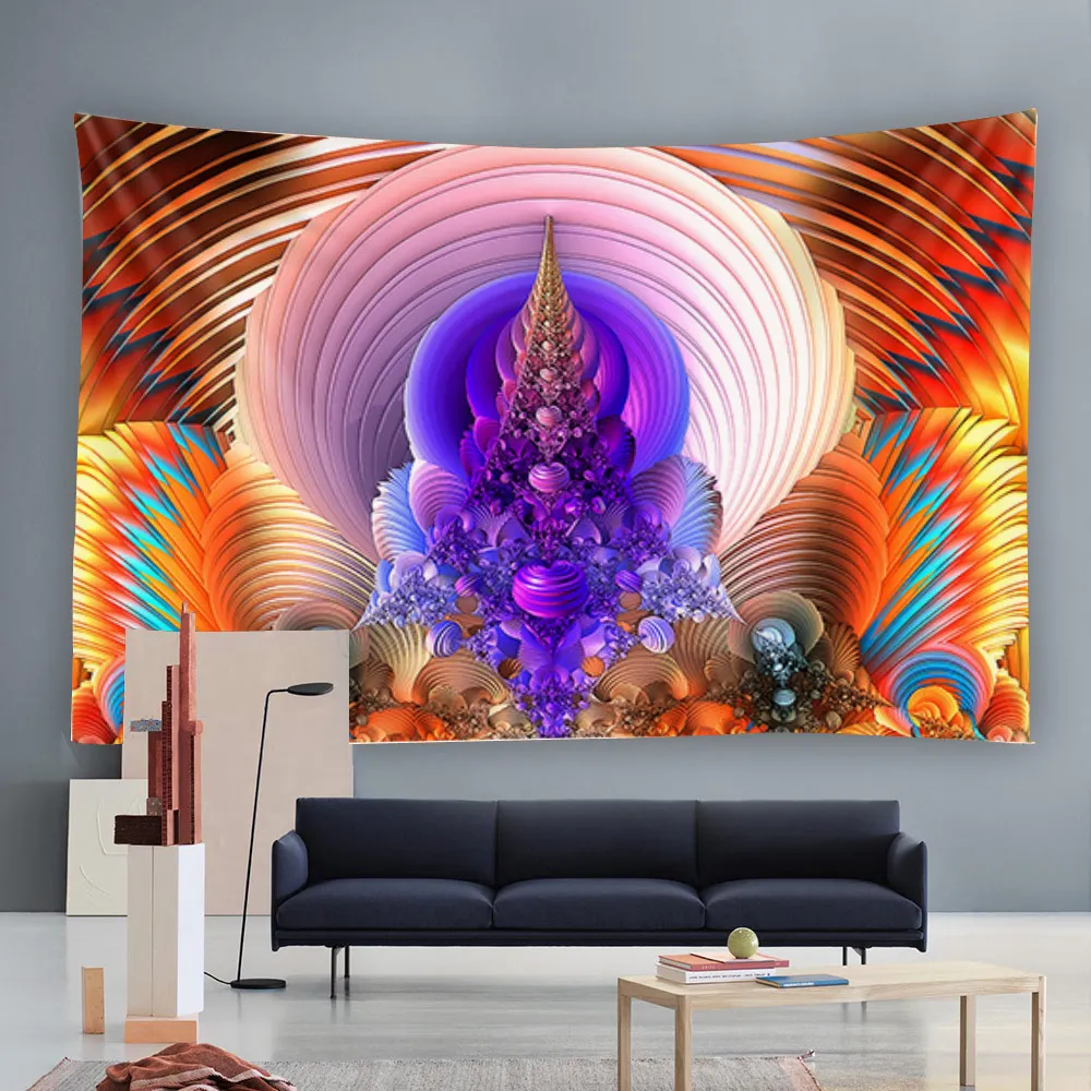Tapestry Decor Magic Chakra Wall Hanging Tapestry Boho Art Deco Blanket Curtain Bedroom Living Room Decor