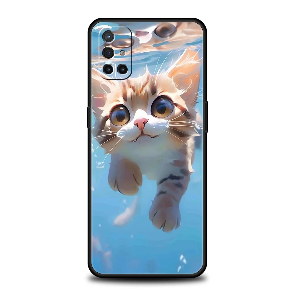Cartoon Cat Silicone Phone Case - Stylish and Protective Cover Shell