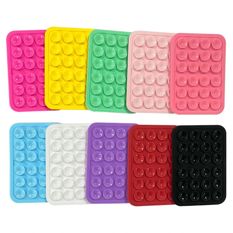 Ultimate Anti-Slip Silicone Phone Holder - Hands-Free Strong Grip Stand with Adhesive Suction