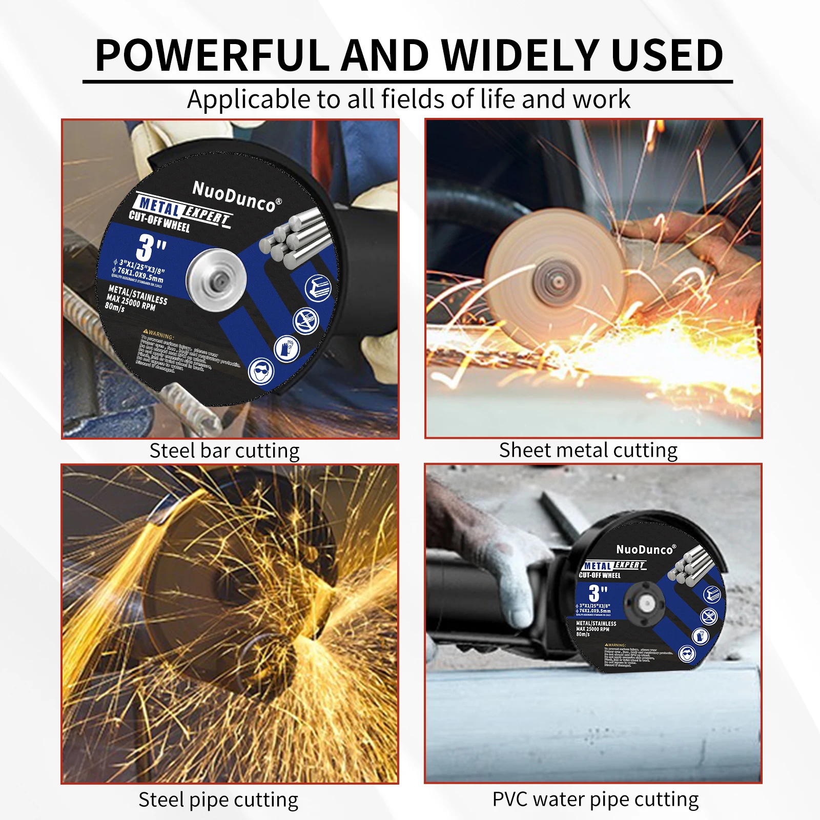 10 stücke 75mm Metall Trennscheibe Mini Trennscheibe 1mm Dicke Harz Sägeblatt Metall Holz Edelstahl schneiden Für Winkel Grinder – Detail 5