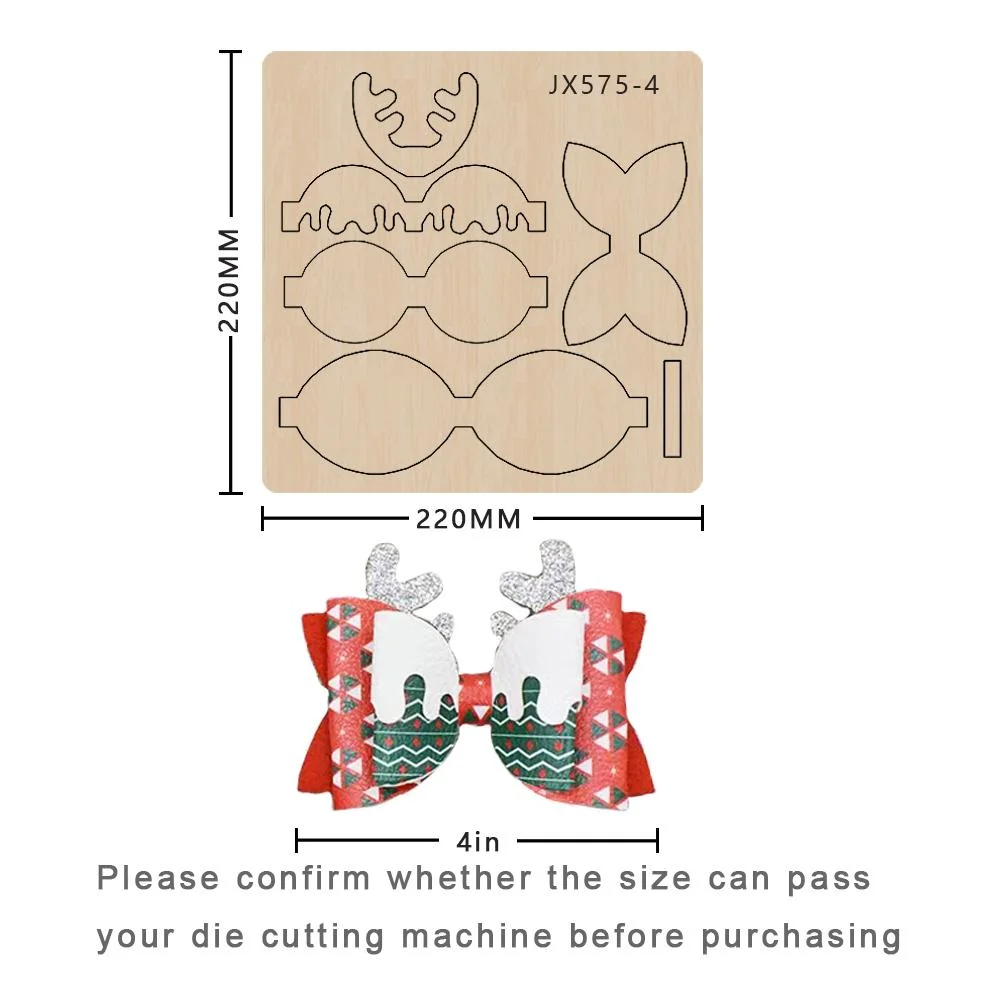 

Bow Cut Dies for DIY Craft, Wood Die Cutter, Scrapbooking Knife Mold, Suitable for Common Big Shot and Machines, New