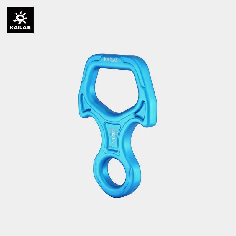KAILAS Rock Climbing Descender 8 Descend Ring Downhill Eight Ring Bent-ear Rappelling Gear Belay Device EquipmentK EB101