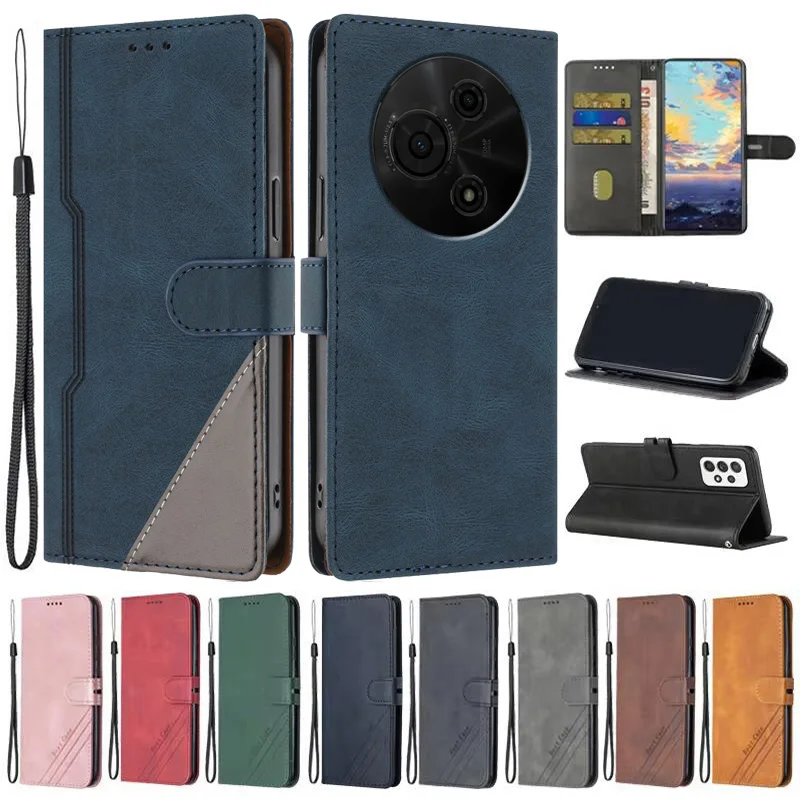 Leather Flip Wallet Phone Cover for TCL NxtPaper 60 Ultra