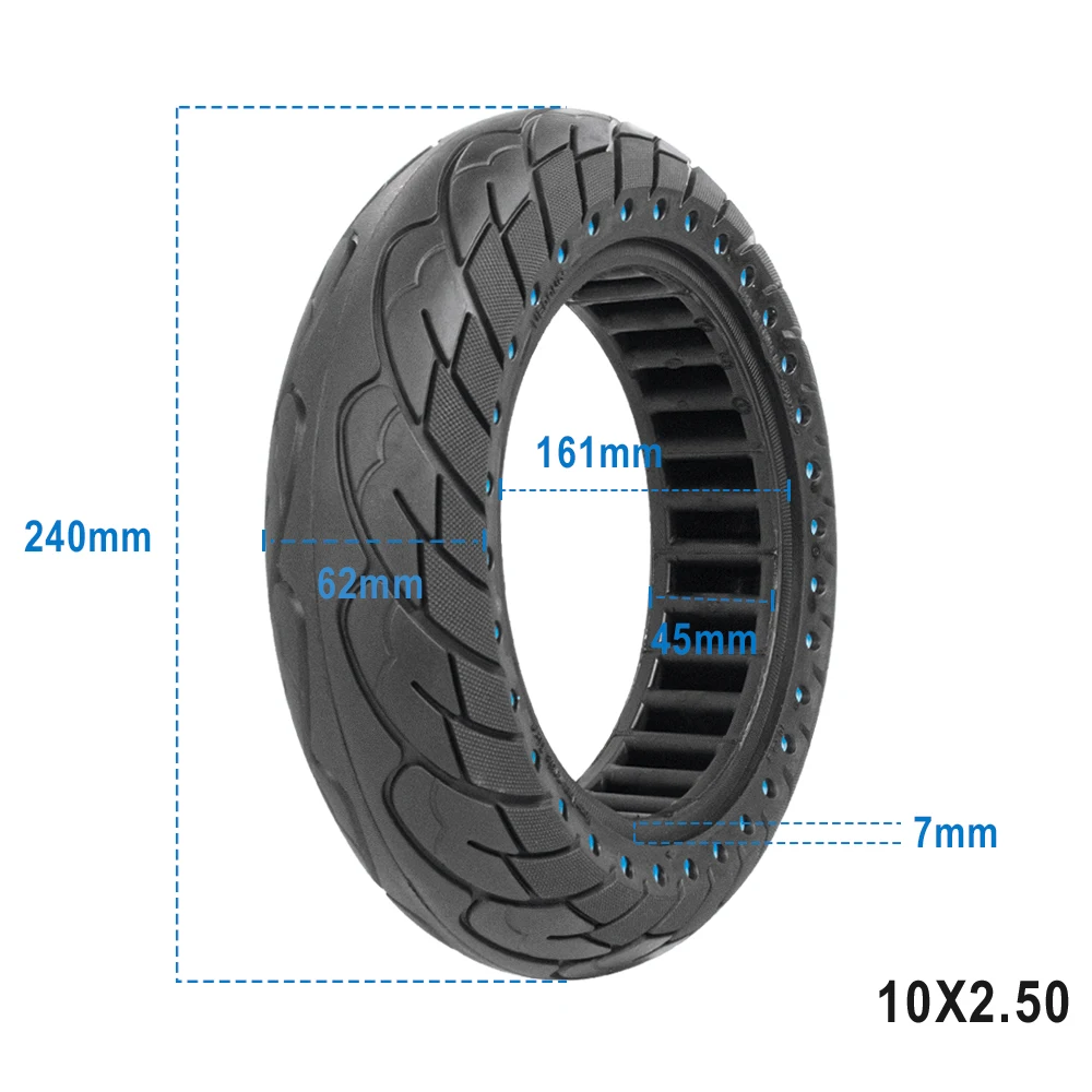 Solid tire 10x2.5 inch honeycomb YZS for scooter Ninebot Max G30 price - Go  E-motion