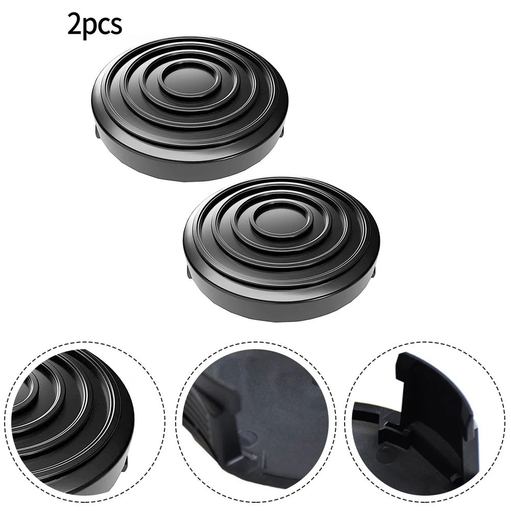 

Grass Trimmer Coil Covers Home Hood Lawn Mower Replacement Spare Parts 2PCS Strimmer Accessories Black For ALDI