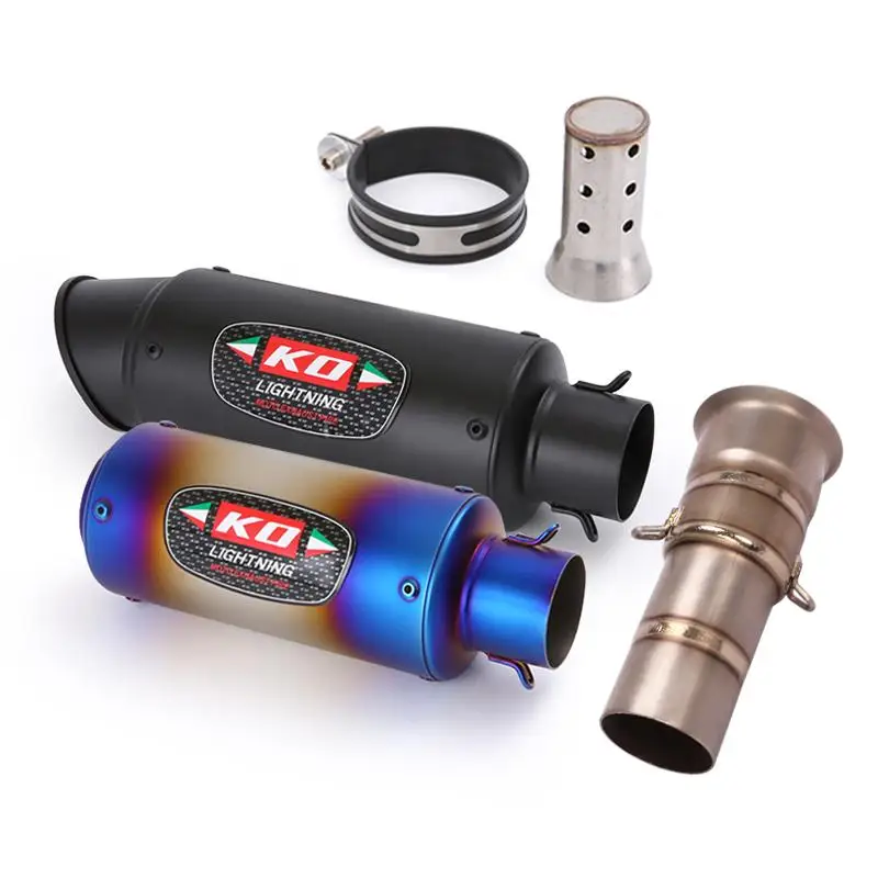 51MM Motorcycle Exhaust Pipe Muffler Mid Link Tube Titanium Alloy With DB Killer Modified For 1290 Super Duke RGT Until 2019 - Image 2