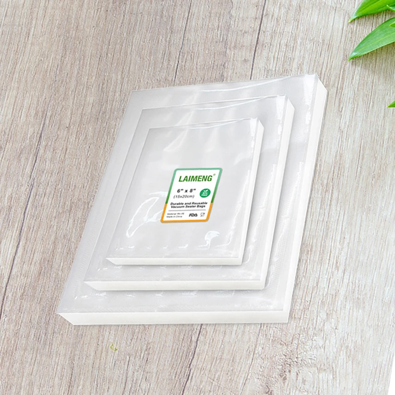 

Пакеты для вакуумного упаковщика пищевых продуктов LAIMENG 150, 50 каждого размера, для вакуумной упаковочной машины