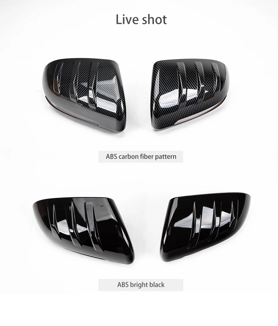 2pcs Sports Side Rearview Mirror Cap Wing Mirror Cover For BYD Atto 3 yuan Plus 2022 Rearview Mirror Anti scratching accessories