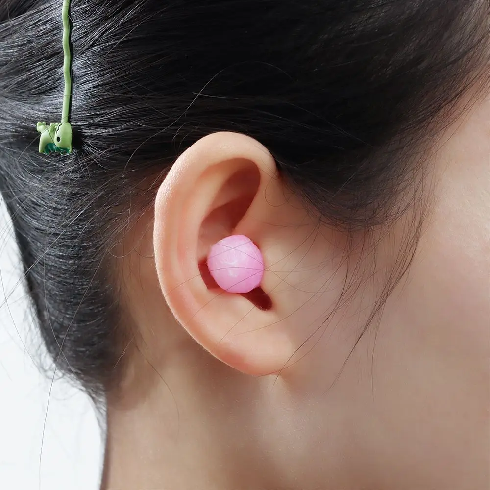 Wax Cotton Earplugs Swimming Ear Plugs Noise Reduction Sleeping Snoring Sound Insulation Hearing Soundproof Portable Protection 2