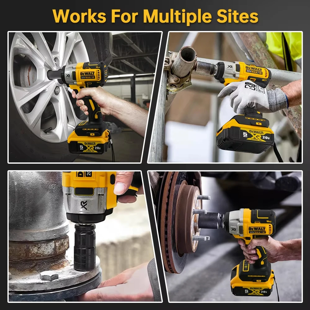 Dewalt DCF880 3300RPM Brushless Impact Wrench High Torque Cordless Electric Wrench Tire Repair Tool 20V Rechargeable Power Tools 4