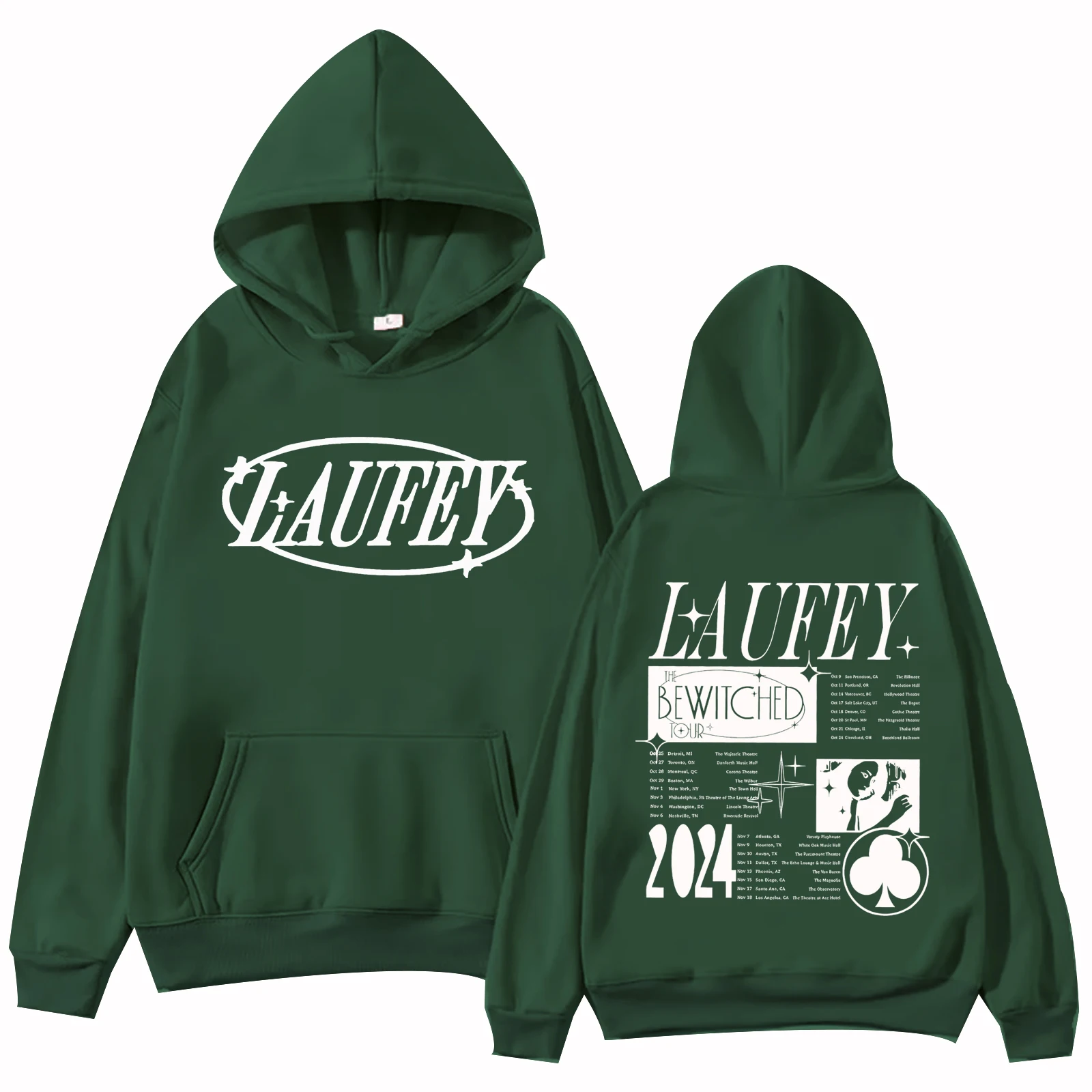 thumbnail image 1 of Laufey Tour-Sudadera con capucha para hombre y mujer, suéter Harajuku de estilo Hip Hop, regalo para Fans, 2024, 1 of 5