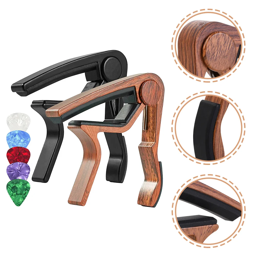 

1 Set Guitar Capo Guitar Picks Acoustic and Electric Guitar Accessories