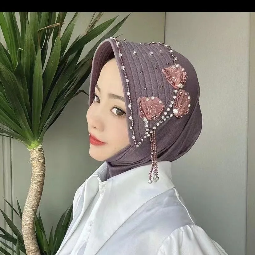 

Мусульманская женская модная шляпа Hijab, новый дизайн