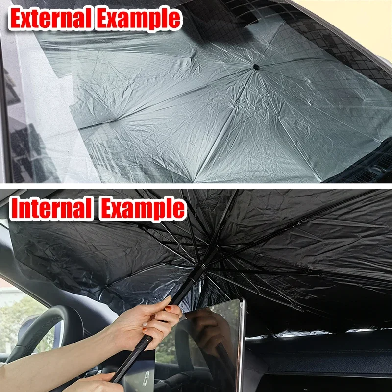 Pare-soleil de voiture pliable en forme de V pour pare-brise avant, parasol  résistant au soleil et à l'isolation thermique, nouveau style - AliExpress