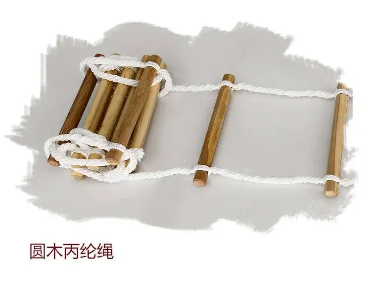 Rope Ladder Fire Escape Children's Engineering Non-slip Soft Ladder Home Climbing Outdoor Climbing Dormitory
