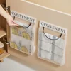 Wall Mount Mesh Garbage Bag Holder Plastic Shopping Bags Storage Bag Dispenser Sundries Bag Net Storage Grocery Bag Organizer 3