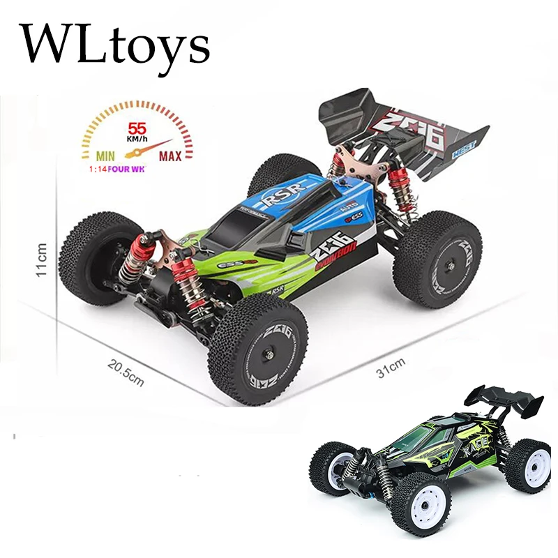 

WLtoys 144001 And 144007 2.4G 55KM/H Rc Car Brush Moder 4WD Electric High Speed Off-Road Remote Control Drift Racing Toys