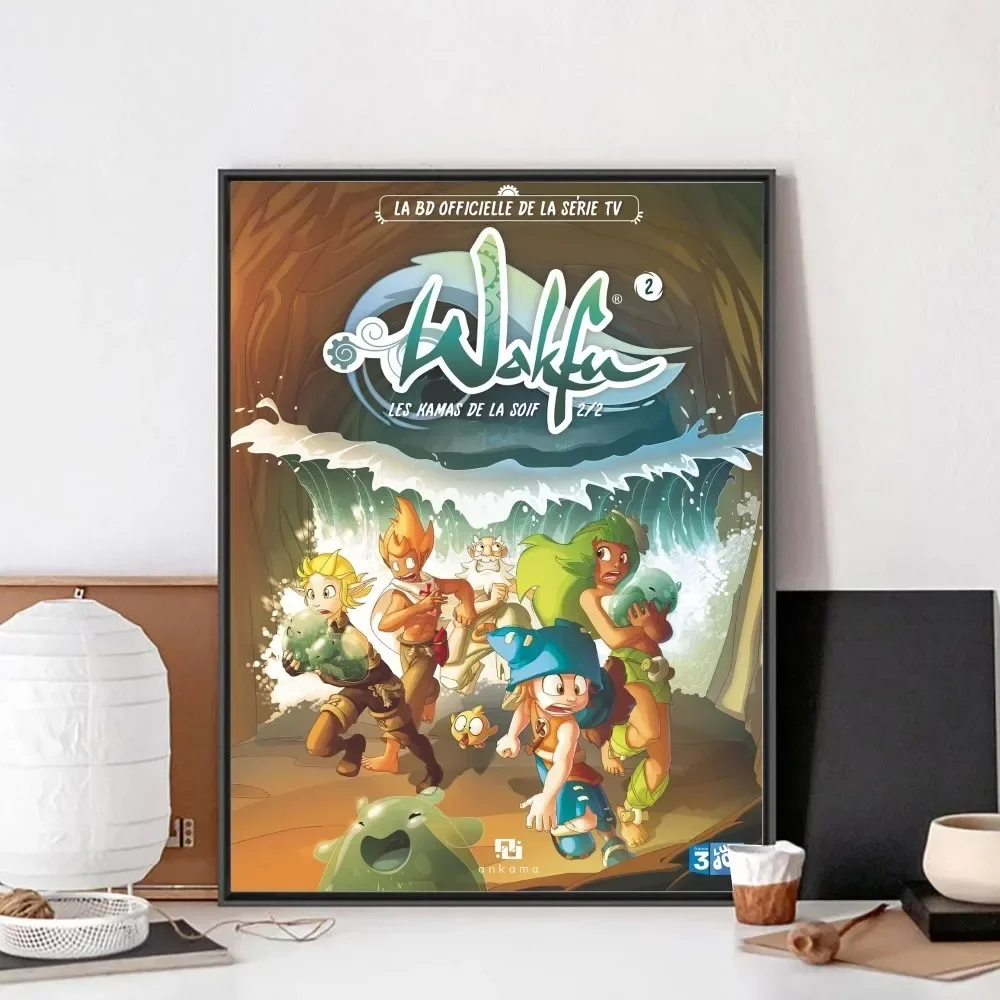 Game W-Wakfu Cool Poster No Framed Poster Kraft Club Bar Paper Vintage Wall Art Painting Bedroom Study Stickers Poster Prints Vintage Posters