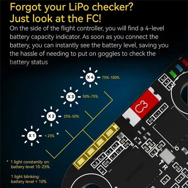 AED7-For Speedybee F405 미니 BLS 35A 20X20 스택 보드 4-In-1 ESC 보드 무선 베타플라이트 구성 드론 스택