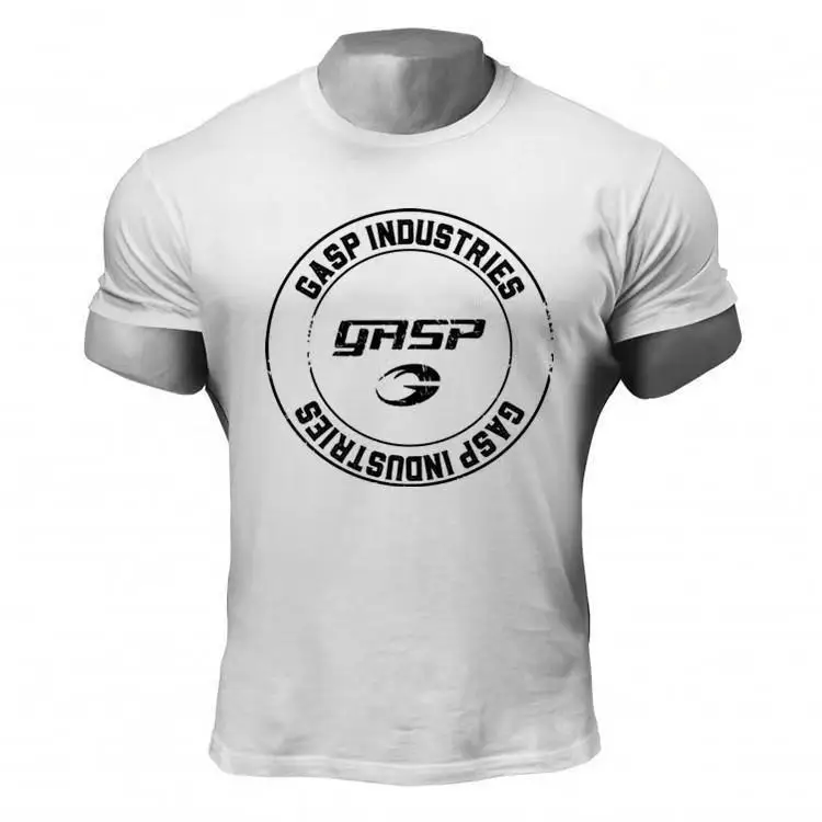 جديد الرياضة القطن الخالص قصيرة الأكمام الرجال طاق...