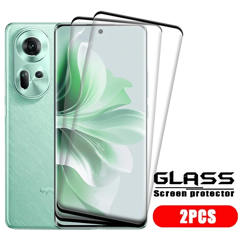 4-in-1 Tempered Glass Full Cover Screen & Lens Protector - 9H HD Curved Glass