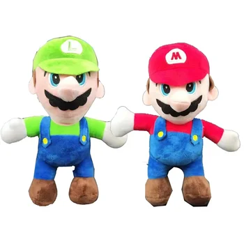 18-25CM Anime Super Mario Bros Luigi Plush Doll Game Figures Decoration Children's Pillow Soft Stuffed Toys Birthday Gifts
