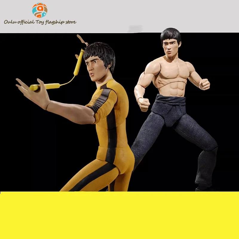 

7 Scale Game Of Death Movie Anime Figurine Bruce Lee Action Figure Room Decor Children Toy Free Gift Halloween Chrismas Gift
