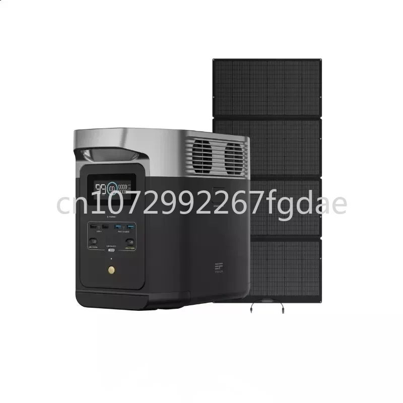 Delta 2 1024Wh 1800W Ecoflow Solar Cell Lfp Home Rv Generatore Solare Esterno