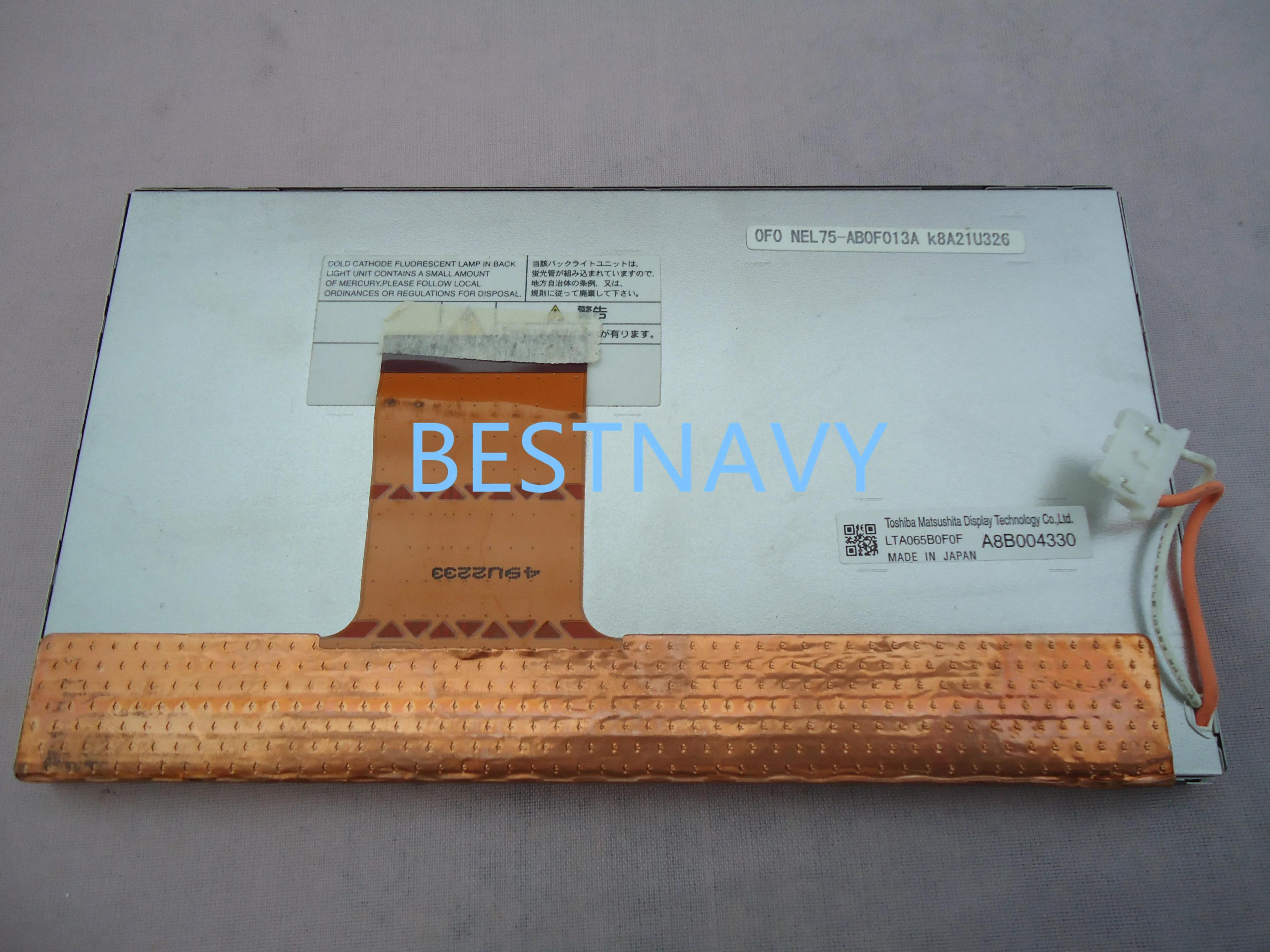 6.5Inch LCD display LTA065B0F0F LT065CA45300 LT065AB3D300 screen For NTG2.5 Comand car Navigation LCD monitor Car Display
