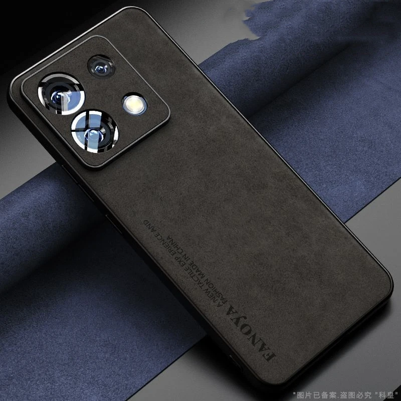 thumbnail image 1 of Case For POCO X6 M6 Pro Redmi Note 13 Pro 4G Luxury Leather Matte Skin Friendly Phone Case For POCO X 6 Shockproof Bumper Cover, 1 of 5