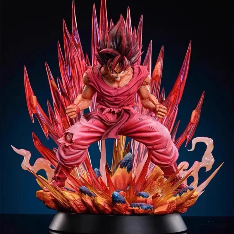 

Dragon Ball Figure Son Goku Action Figures Kaiouken Model Explosive Red Steam Figurine Pvc Statue Models Boy Toys Birthday Gifts