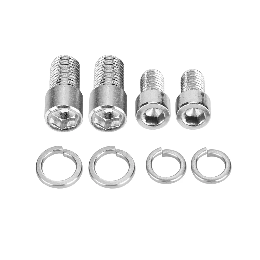 Motorcycle M10/M8 Rearview Mirrors Extension Adapter Aluminum Alloy Base Screw Bracket 2Pcs motorcycle mirror