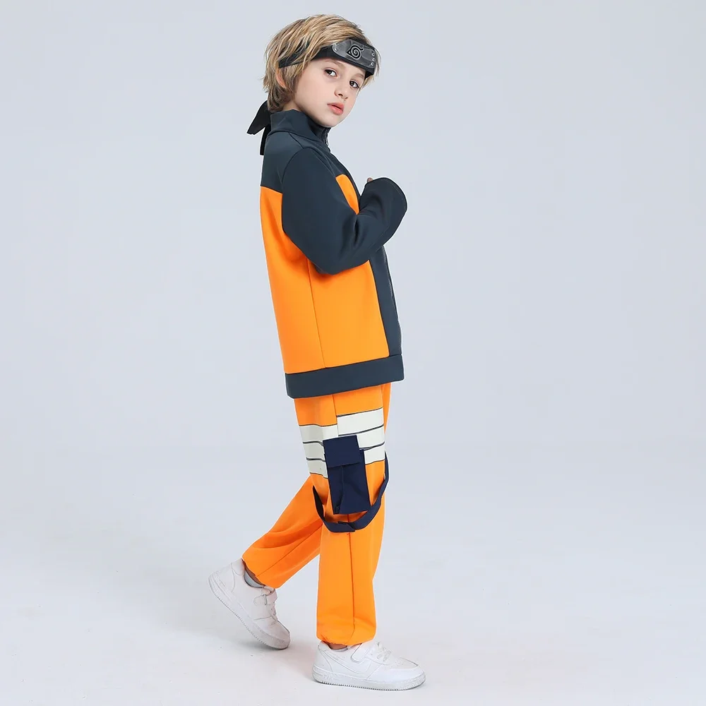 Children Clothes Sets Boys Anime Ninja Naruto Anime Cosplay Costumes Kids Fancy-dress Halloween Carnvial Dress-up Party Outfit superhero cosplay costume kids cosplay costume
