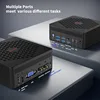 SZBOX Fanless Cooling MINI PC Twin Lake N150 Windows 11 Pro DDR4 NVME SSD WIFI 6 BT 5.2 Dual Lan 1000M Desk Office Mini Pc 5