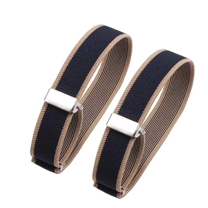 Solid Elastic Armband Unisex 2CM Shirt Sleeve Holder Women Men Adjustable Arm Cuff Band Party Wedding Clothing Accessories 1Pair shirt sleeve garter strap