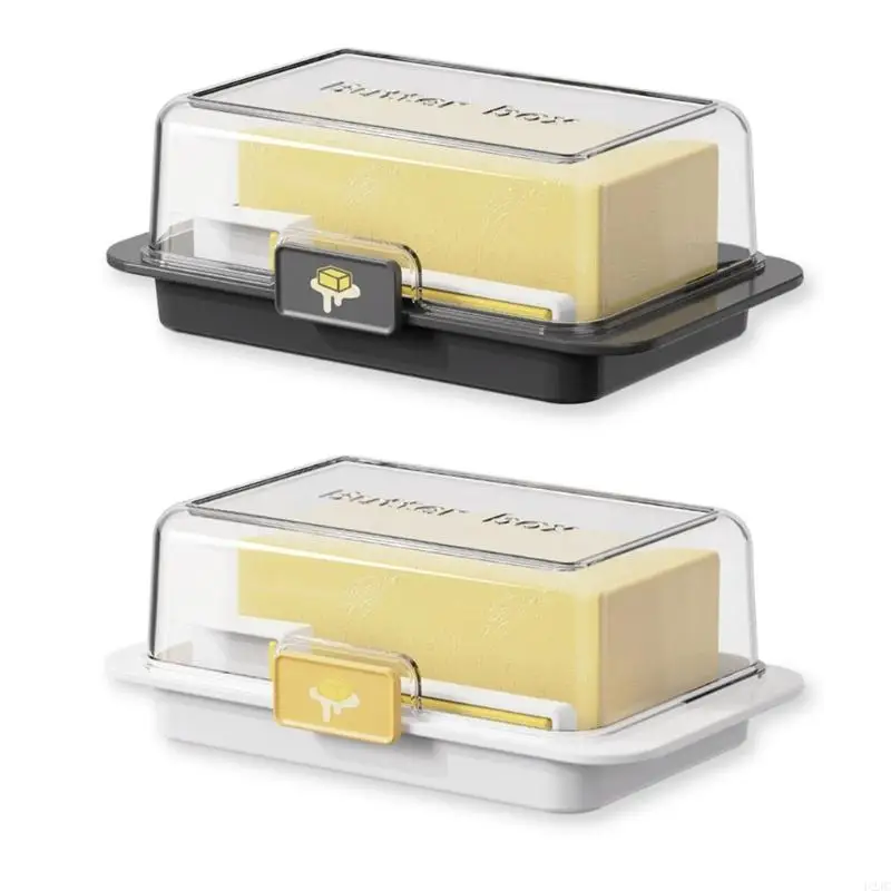 Butter Dish Lid Dividing Storage Box Container Cheese Keeper