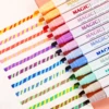 6/12 Colors Double-ended Magic Color Changing Highlighter Pen Diary Scrapbook Planner Painting DIY Doodles Graffiti Art Marker 1