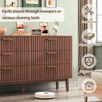 Комод Comanlai с 6 ящиками, комоды и комоды для спальни, деревянный шкаф для хранения вещей для спальни, гостиной, прихожей — изображение 4