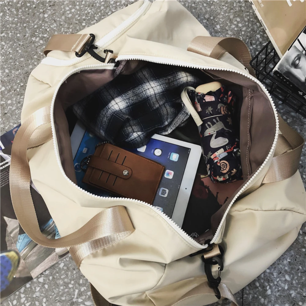 Gym Carry On Travel Yoga Fitness Fashion Nylon Bags Independent Shoe Warehouse Large Capacity Portable Storage Crossbody Handbag