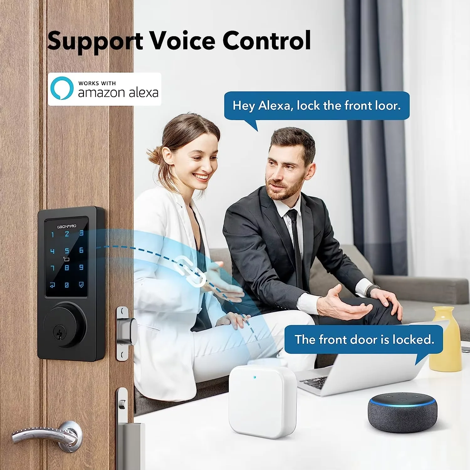 TTLock APP Device G3 Gateway With RJ45 Ethernet Port Smart Door Lock Wired Gateway Remote Unlock Voice Control for Alexa Google smart home gateway