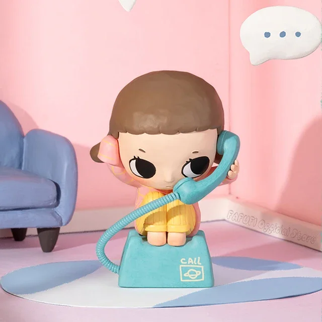 thumbnail image 1 of Pop Mart Nyota Flauschige Life Series Action Figure Toys Cartoon Kawaii Nyota Girls Anime Figures Dolls Home Decor Gift for Kids, 1 of 5