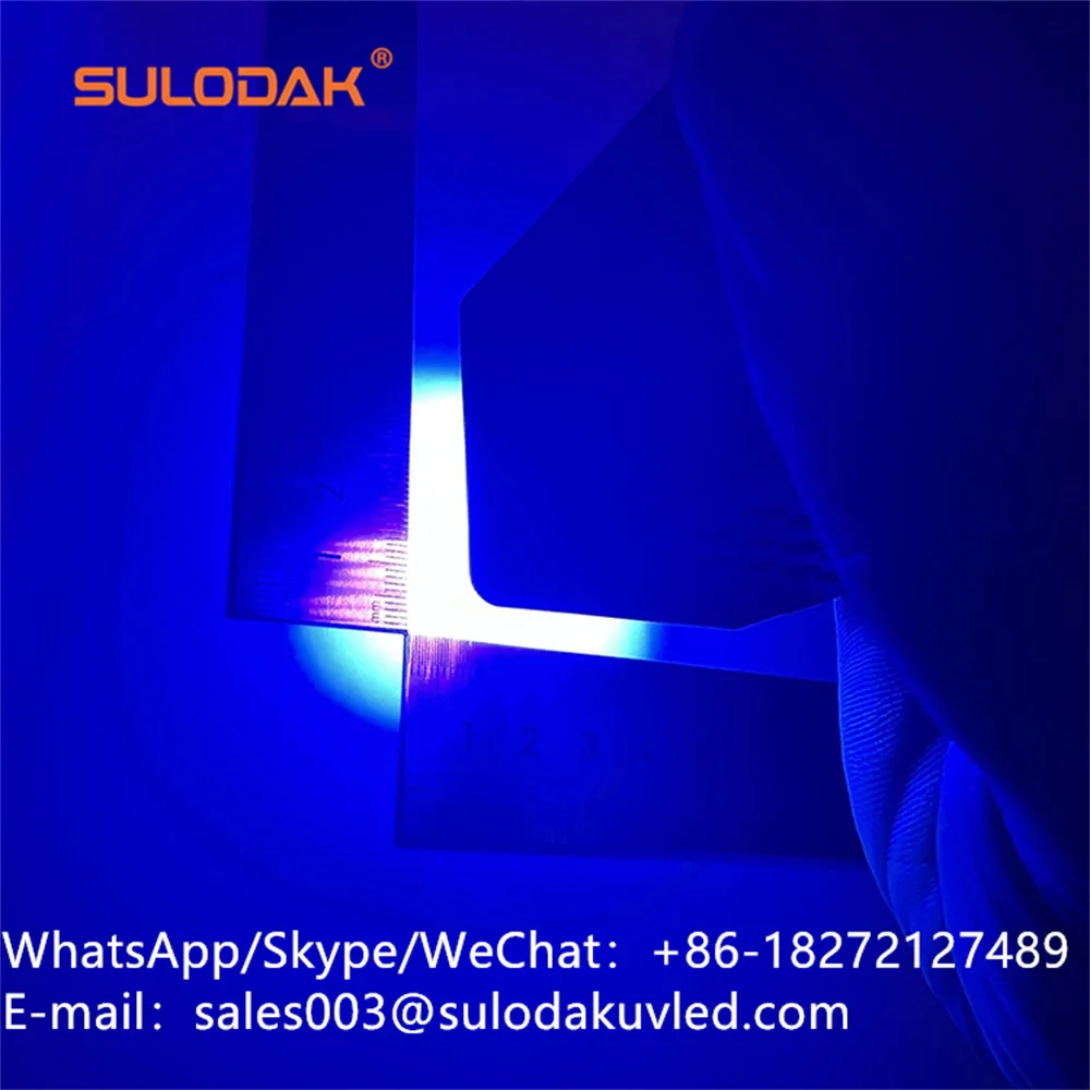 20*20mm Handheld Air-cooled UV resin/Circuit board green oil/Photocatalytic reaction/UVLED UV curing lamp in Research laboratory
