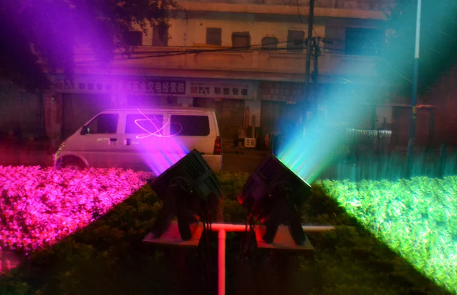 8 pieces night club outdoor lights waterproof par led dmx 24x18w rgbwa uv outdoo