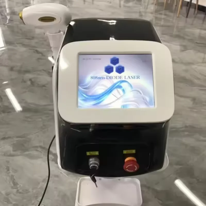 Ice Platinum Laser-Haarentfernungsgerät 3 Wellenlängen 755nm 808nm 1064nm Schmerzfreier Diodenlaser für Professionelle Schönheitssalons – Detail 3